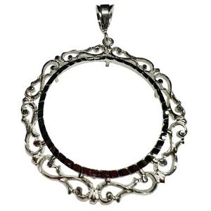 Centenario Bezel Sterling Silver .925 NEW